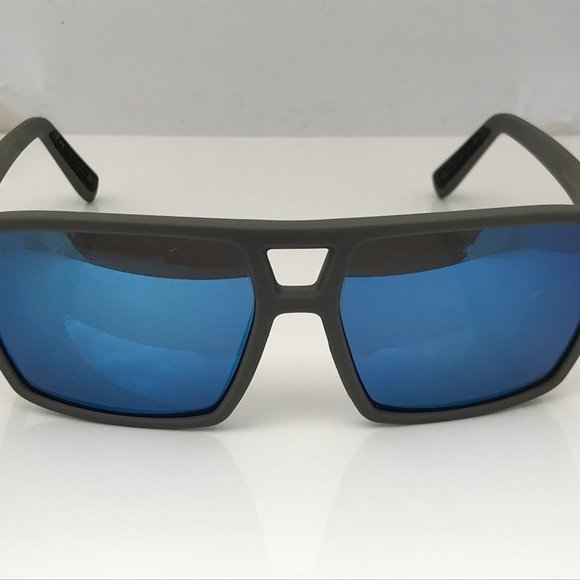 Scott Tune Men Sunglasses Blue Mirror Lenses Gray - Picture 3 of 16